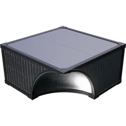 Inverted Inner Corner Quarter Pipe