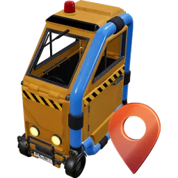Factory Cart Vehicle Path