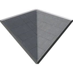 Tilted Concave Wall (4 m)